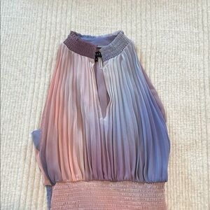 1. State Multicolor Pleated Midi Dress